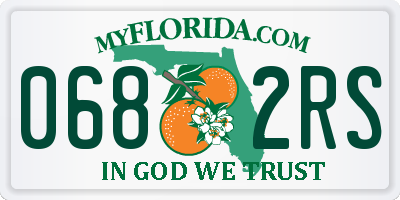 FL license plate 0682RS