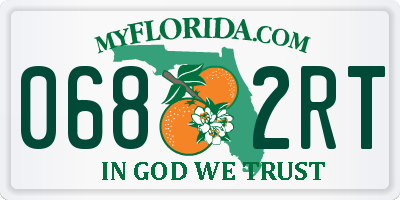 FL license plate 0682RT