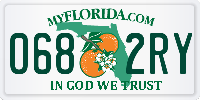 FL license plate 0682RY