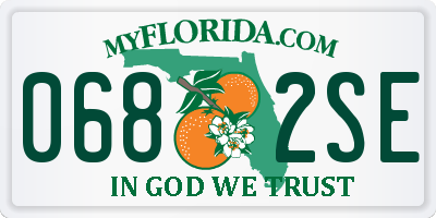 FL license plate 0682SE