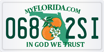 FL license plate 0682SI