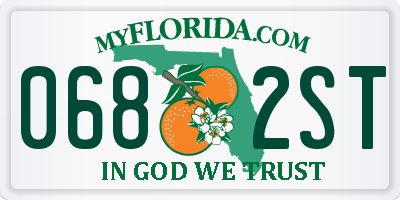 FL license plate 0682ST