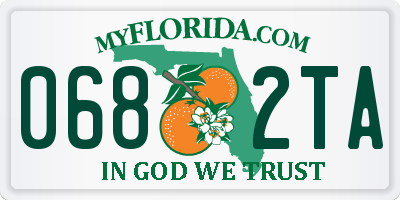 FL license plate 0682TA