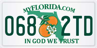 FL license plate 0682TD