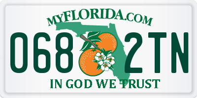 FL license plate 0682TN