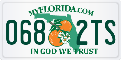 FL license plate 0682TS
