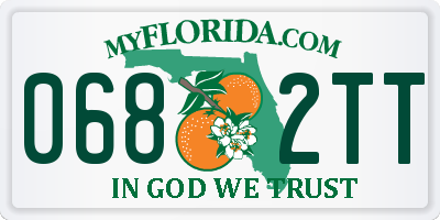FL license plate 0682TT