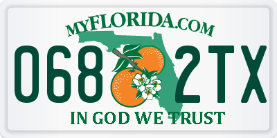 FL license plate 0682TX