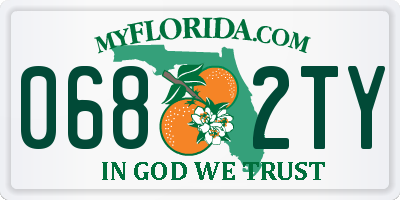 FL license plate 0682TY