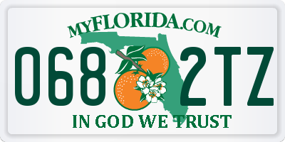 FL license plate 0682TZ