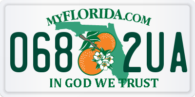 FL license plate 0682UA