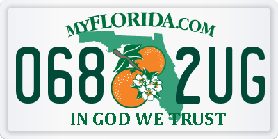 FL license plate 0682UG