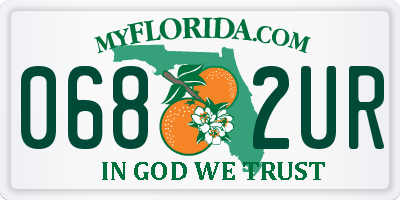 FL license plate 0682UR