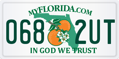 FL license plate 0682UT