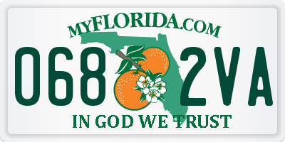 FL license plate 0682VA