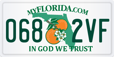 FL license plate 0682VF