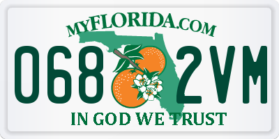 FL license plate 0682VM