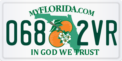 FL license plate 0682VR