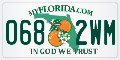 FL license plate 0682WM