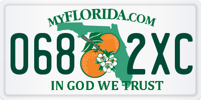 FL license plate 0682XC