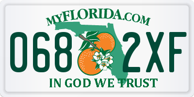 FL license plate 0682XF