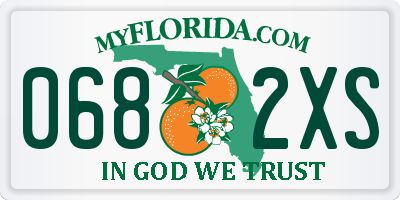 FL license plate 0682XS