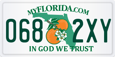 FL license plate 0682XY