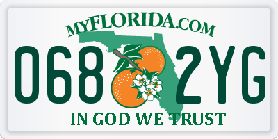 FL license plate 0682YG