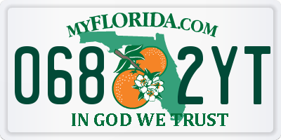 FL license plate 0682YT
