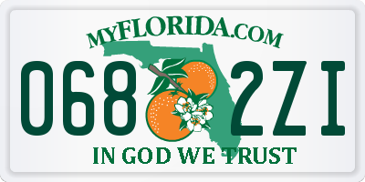 FL license plate 0682ZI