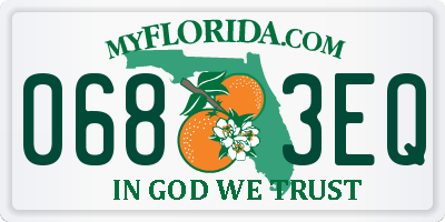 FL license plate 0683EQ