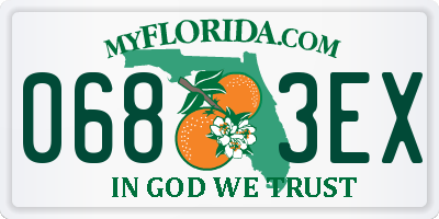 FL license plate 0683EX