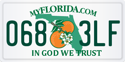 FL license plate 0683LF