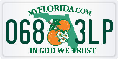 FL license plate 0683LP