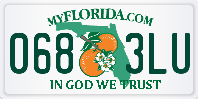 FL license plate 0683LU