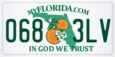 FL license plate 0683LV