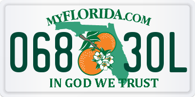 FL license plate 0683OL