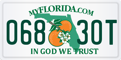 FL license plate 0683OT