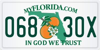 FL license plate 0683OX