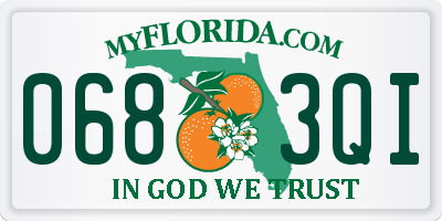 FL license plate 0683QI
