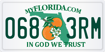 FL license plate 0683RM