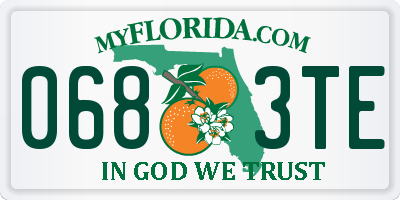 FL license plate 0683TE
