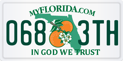 FL license plate 0683TH