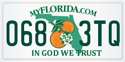 FL license plate 0683TQ