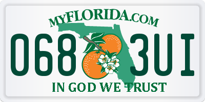 FL license plate 0683UI