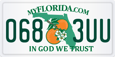 FL license plate 0683UU