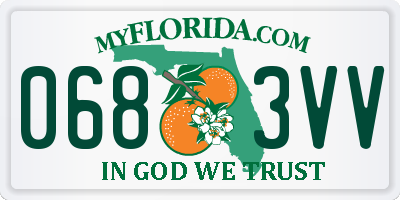 FL license plate 0683VV