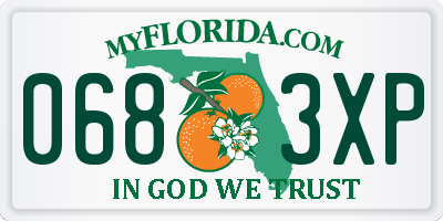 FL license plate 0683XP