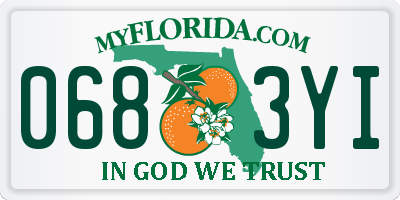 FL license plate 0683YI