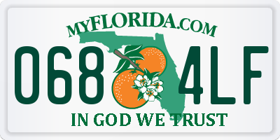 FL license plate 0684LF